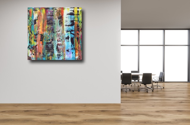 Spachtelbilder für das Büro Spachtelbilder für das Büro