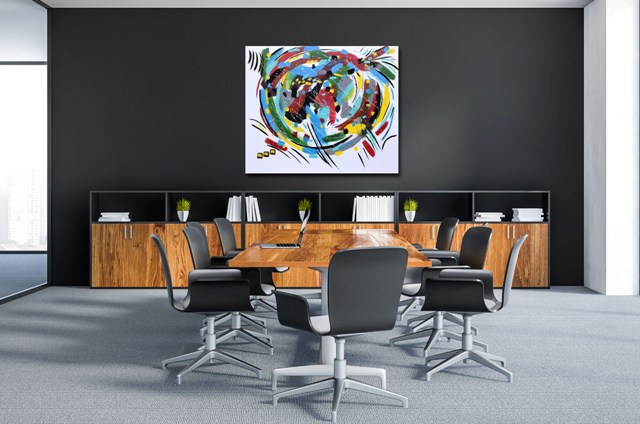 Action painting XXL kaufen bunt Action painting XXL kaufen bunt