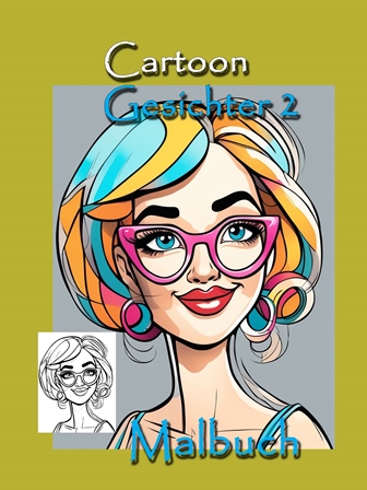 Malbuch Cartoon Gesichter 2 Malbuch Cartoon Gesichter 2