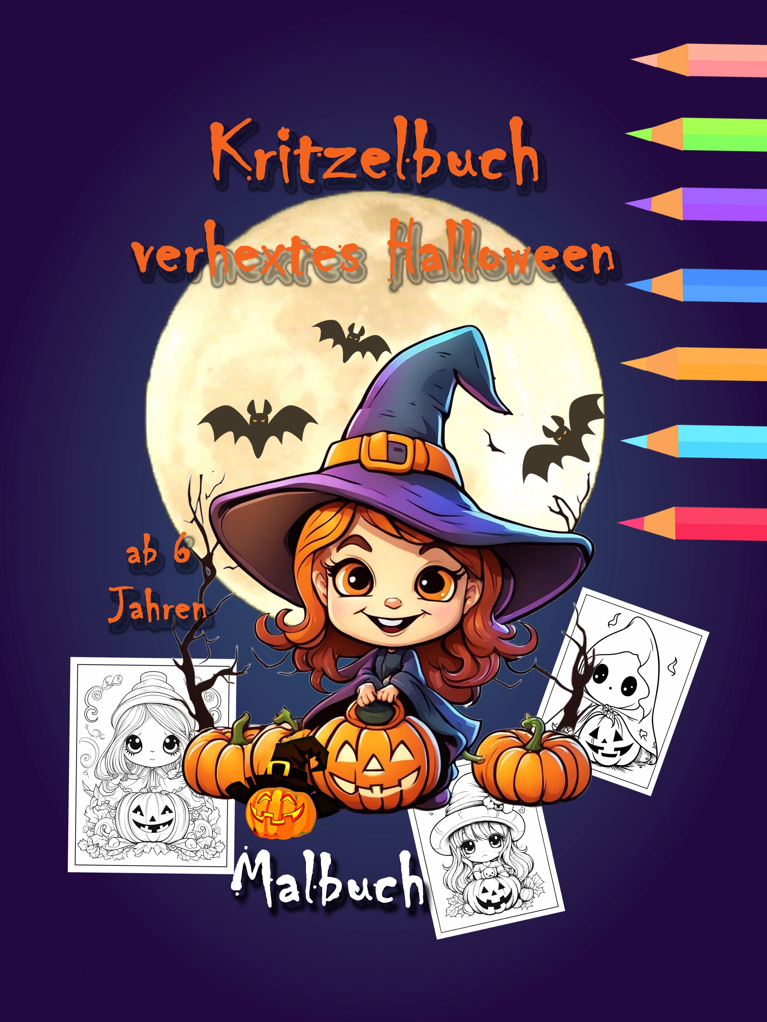 Kritzelbuch verhextes Halloween Kritzelbuch verhextes Halloween