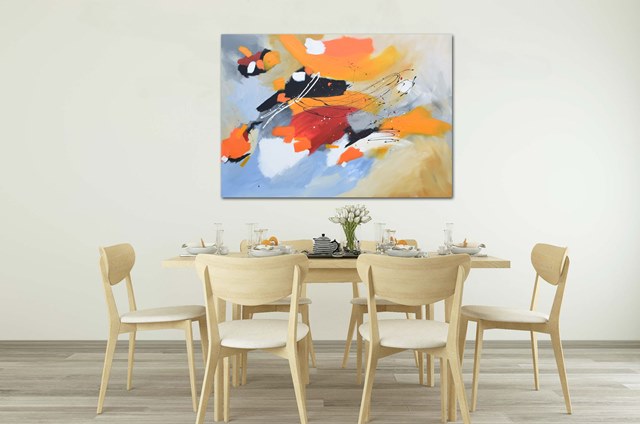 Modern abstract art painting unique 