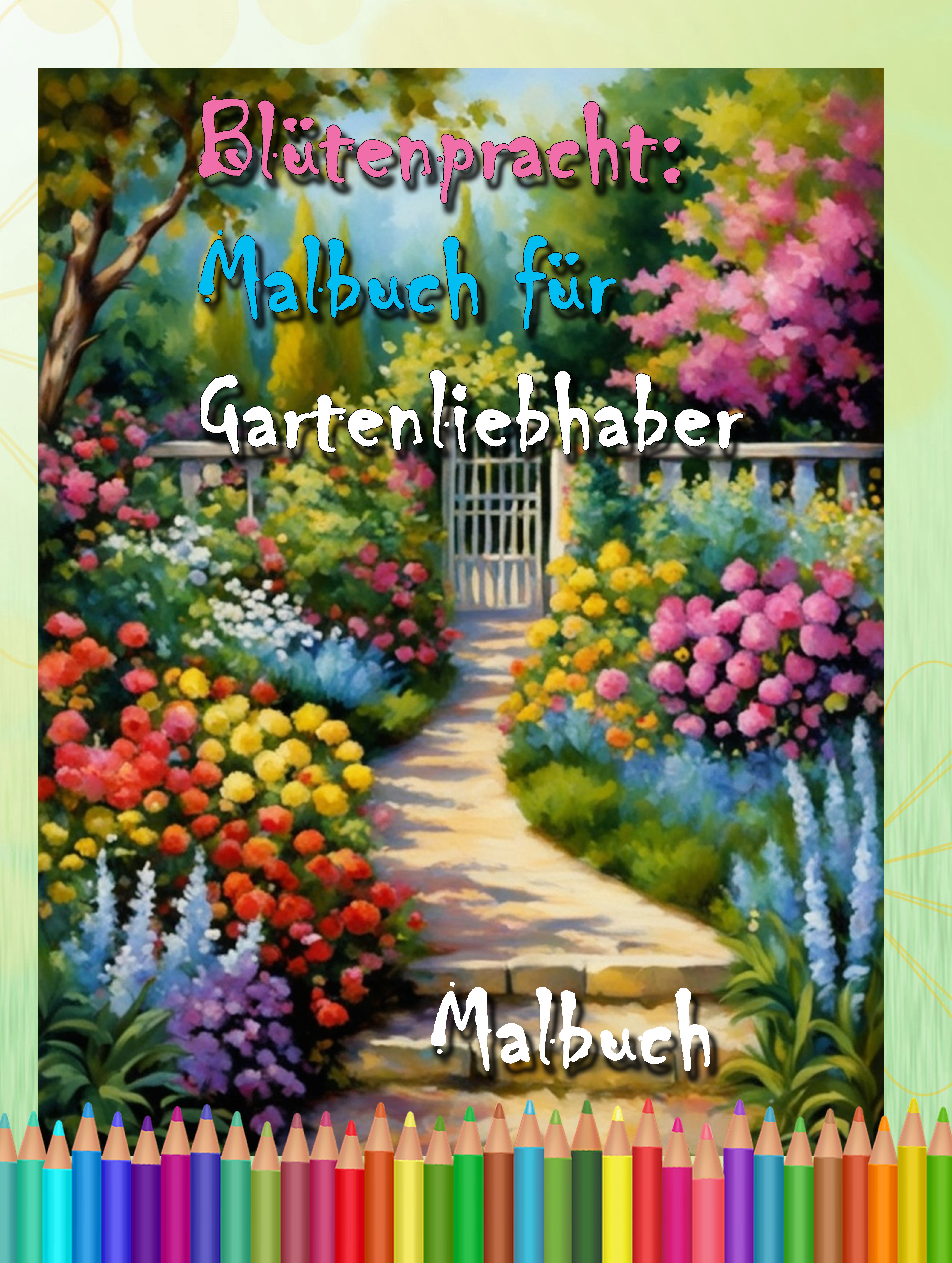 Blütenpracht: Malbuch für Gartenliebhaber Blütenpracht: Malbuch für Gartenliebhaber