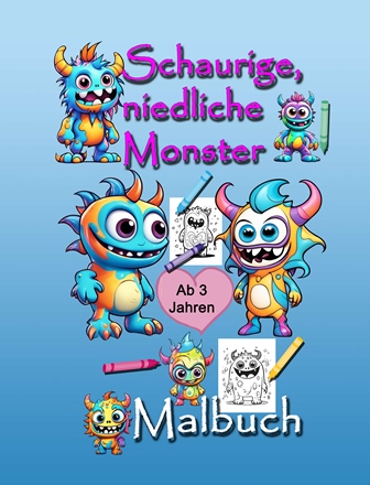 Spooky, Cute Monsters Coloring Book Spooky, Cute Monsters Coloring Book