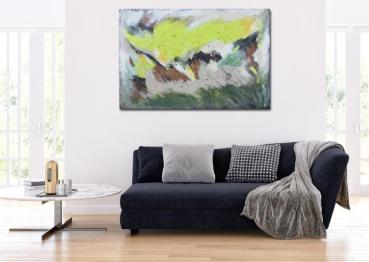 Buy art_ structures green living area-abstract 1398
