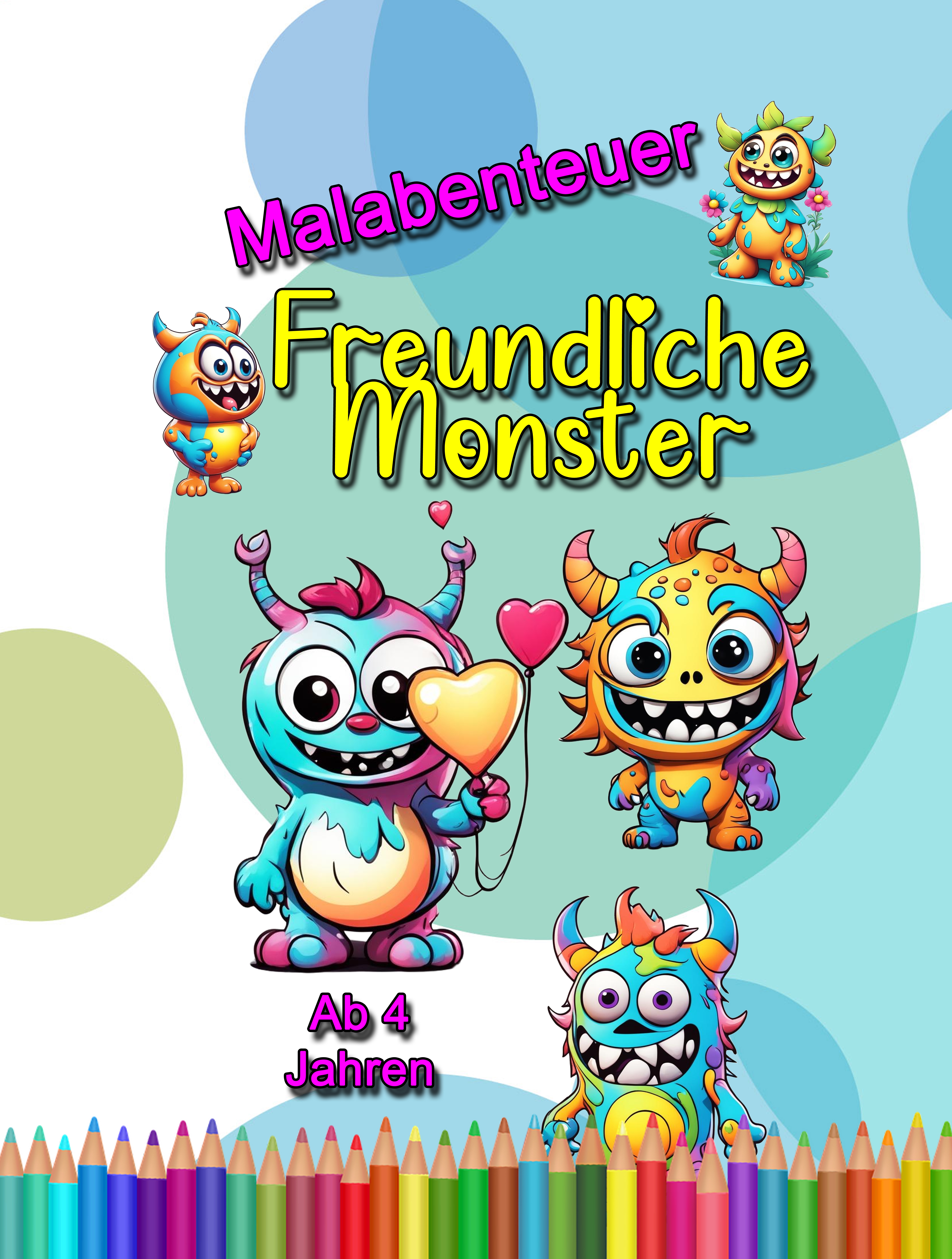 Coloring Adventure Friendly Monsters