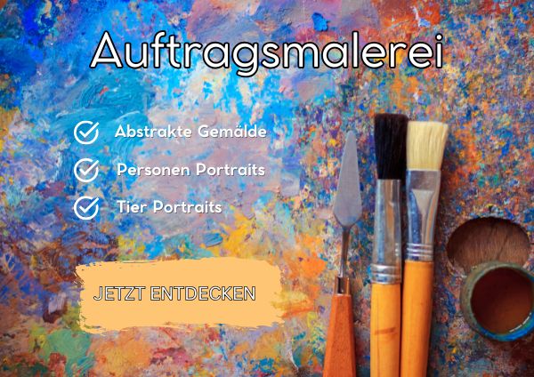 Auftragsmalerei – Portraits, Tiere und abstrakte Kunst von Peggy Liebenow