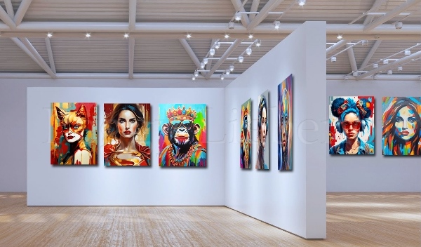 Buy art online – hand-painted pop art paintings