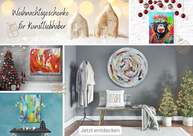Weihnachtsgeschenke für Kunstliebhaber jetzt entdecken bei Art Exclusive