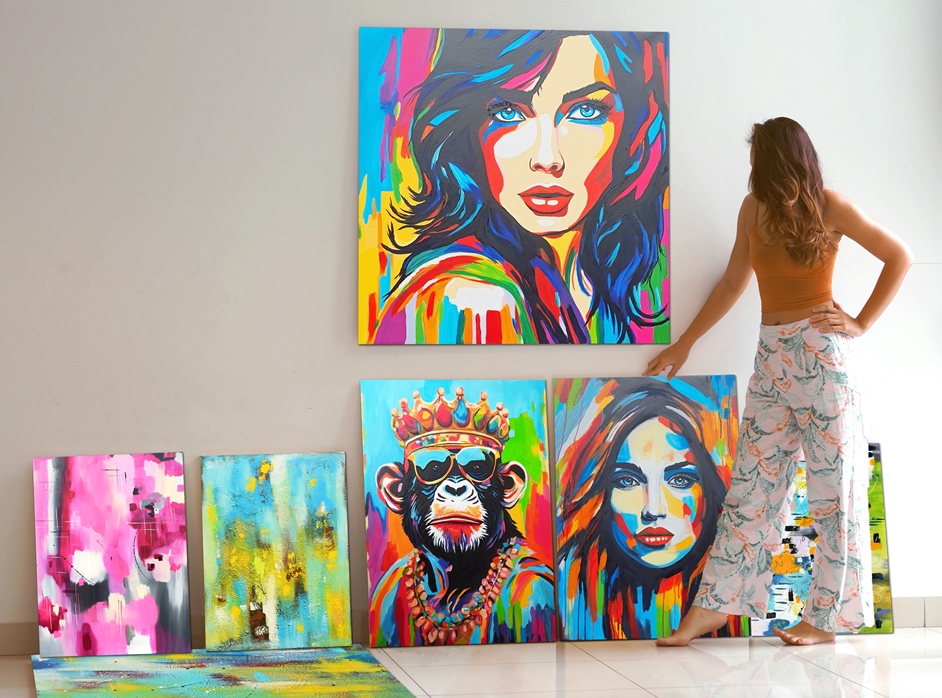 Buy acrylic paintings – original art by Peggy Liebenow